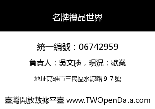 名牌禮品世界