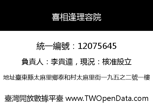喜相逢理容院
