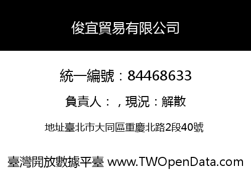 俊宜貿易有限公司