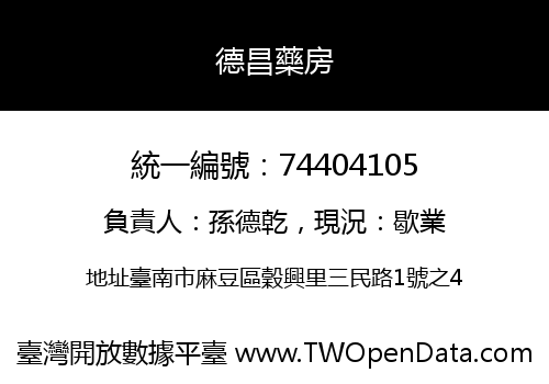 德昌藥房
