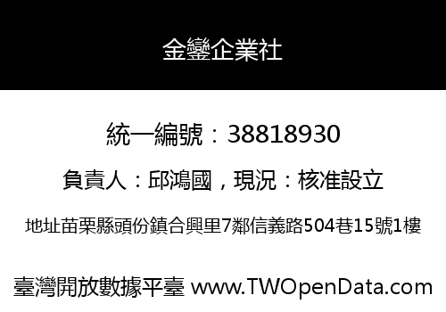 金鑾企業社
