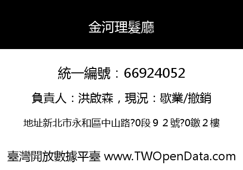 金河理髮廳