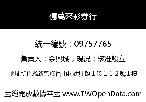 億萬來彩券行