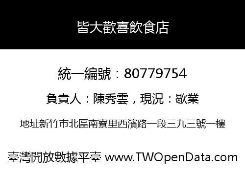 皆大歡喜飲食店