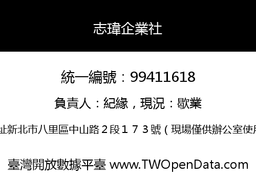 志瑋企業社