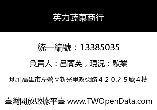英力蔬菓商行