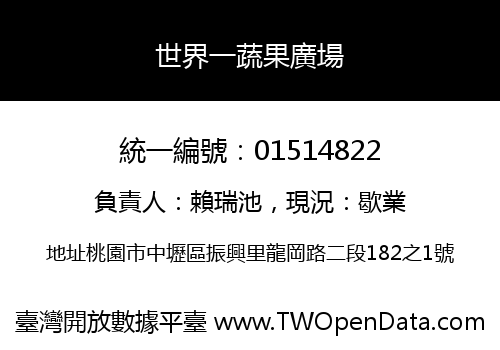 世界一蔬果廣場