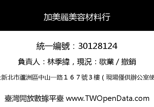 加美麗美容材料行