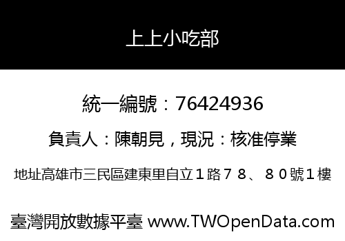 上上小吃部