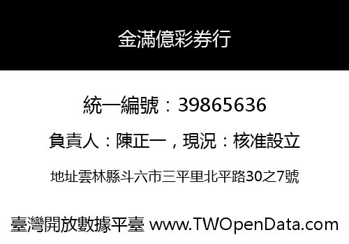 金滿億彩券行