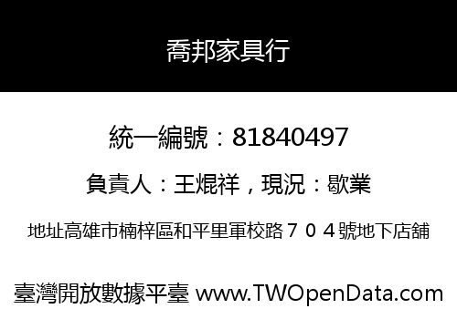 喬邦家具行