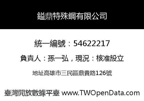 鎰鼎特殊鋼有限公司