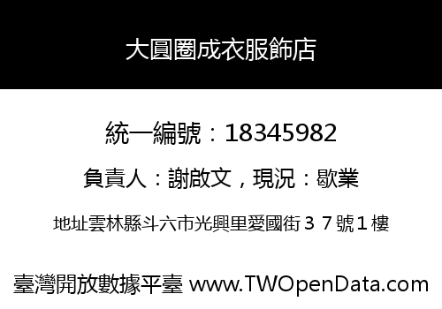 大圓圈成衣服飾店