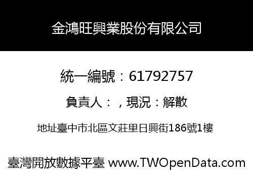 金鴻旺興業股份有限公司