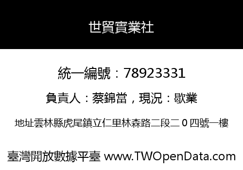 世貿實業社