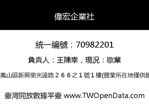 偉宏企業社