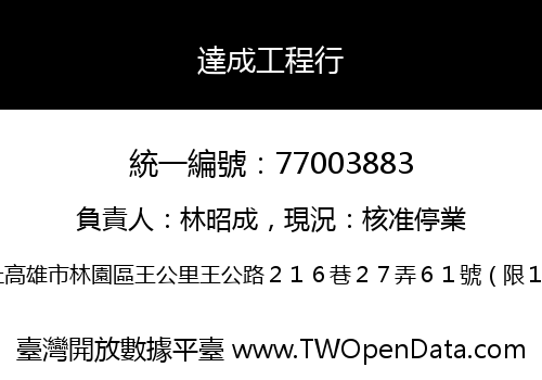達成工程行