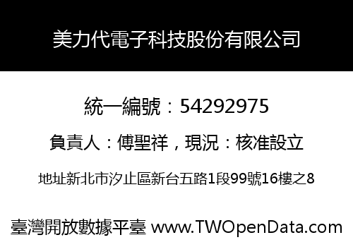 美力代電子科技股份有限公司
