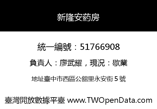 新隆安葯房