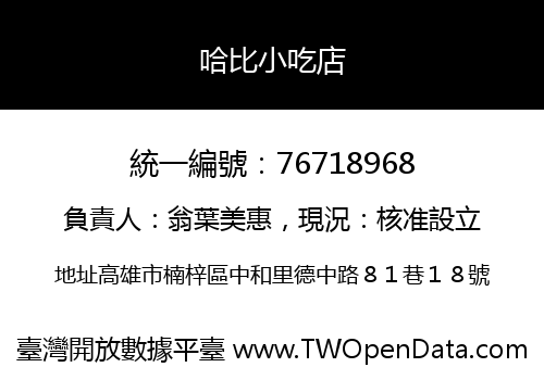 哈比小吃店