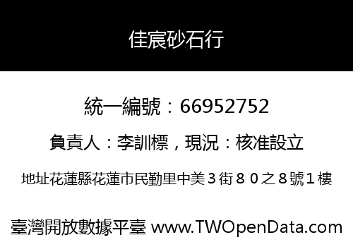 佳宸砂石行