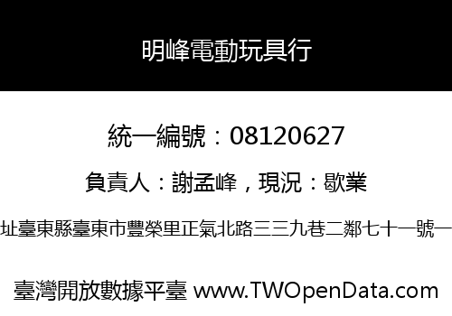 明峰電動玩具行