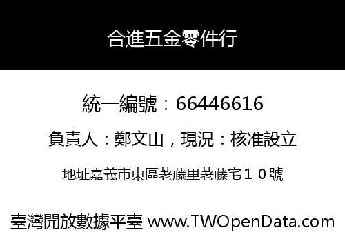 合進五金零件行
