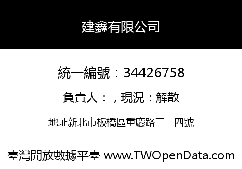建鑫有限公司