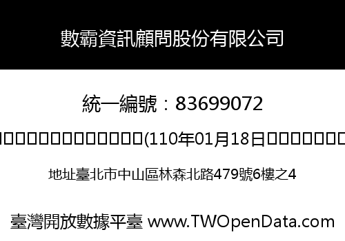 數霸資訊顧問股份有限公司