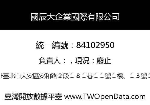 國辰大企業國際有限公司