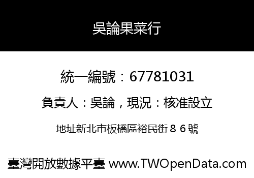 吳論果菜行