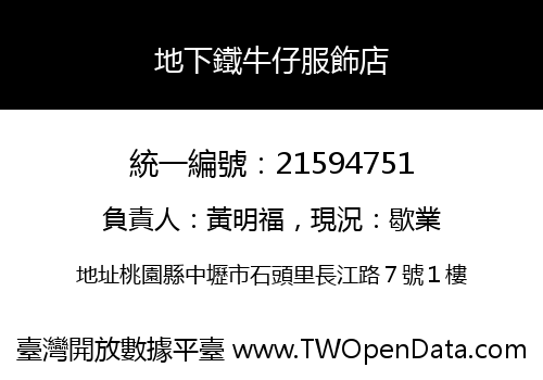 地下鐵牛仔服飾店