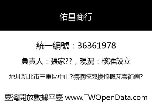 佑昌商行