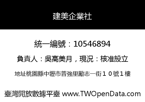 建美企業社