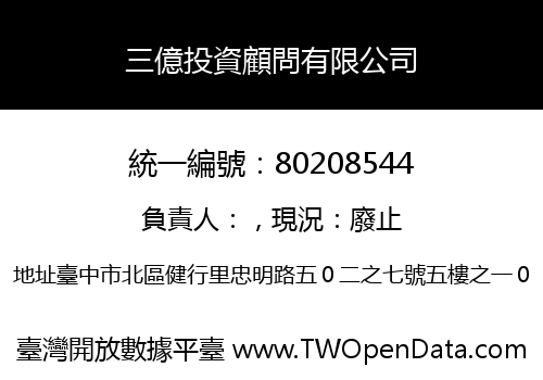 三億投資顧問有限公司