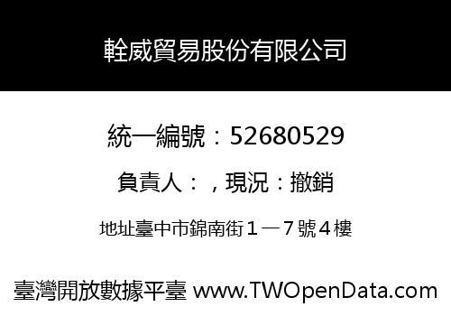 輇威貿易股份有限公司
