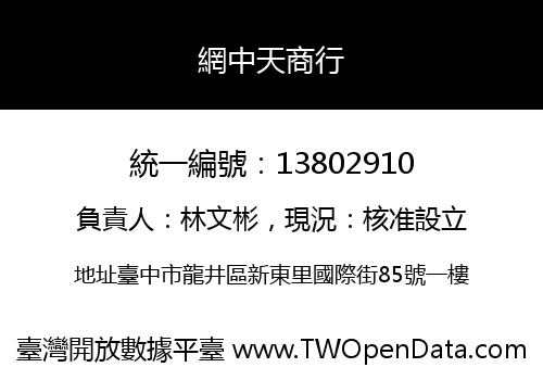 網中天商行