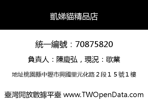 凱娣貓精品店