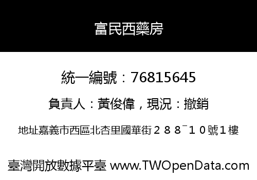 富民西藥房