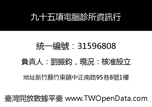 九十五項電腦診所資訊行