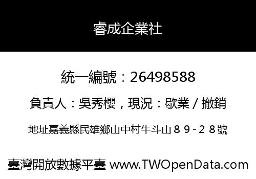睿成企業社