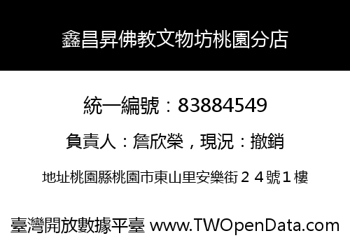 鑫昌昇佛教文物坊桃園分店