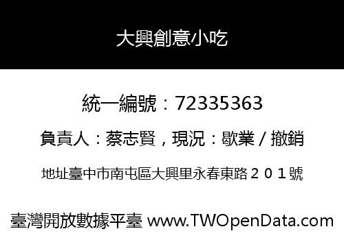 大興創意小吃