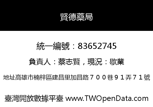 賢德藥局