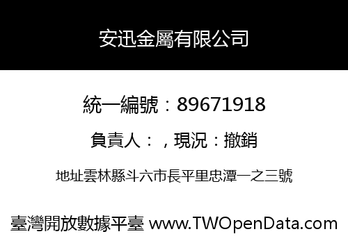 安迅金屬有限公司