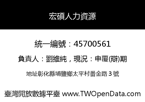宏碩人力資源