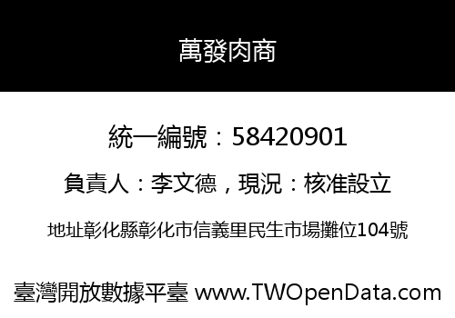 萬發肉商