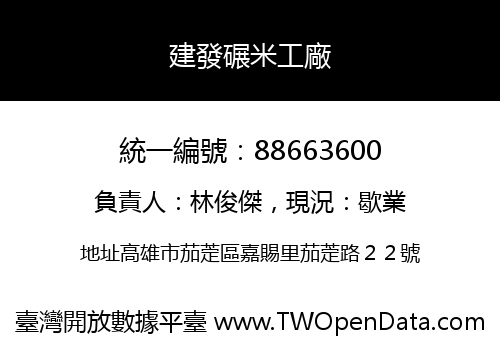 建發碾米工廠