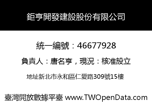 鉅亨開發建設股份有限公司