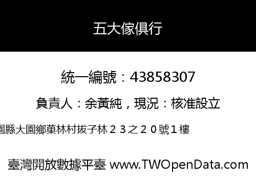 五大傢俱行